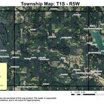 Super See Services Hillsboro Reservoir T1N R5W Township Map digital map