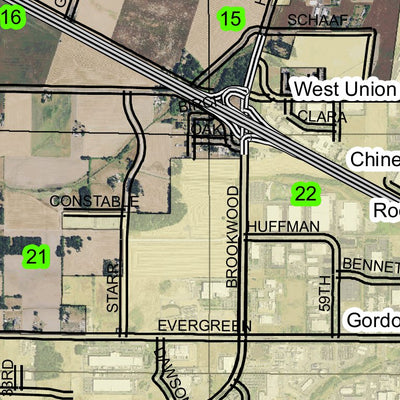 Super See Services Hillsboro T1N R2W Township Map digital map