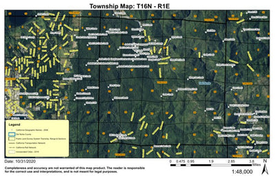Super See Services Hiouchi T16N R1E digital map