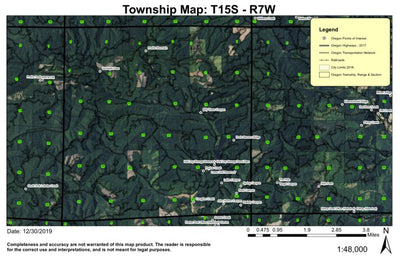 Super See Services Hult T15S R7W Township Map digital map