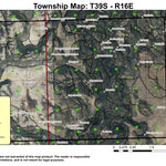 Super See Services Juniper Mountain T39S R16E North Township Map digital map