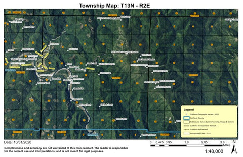 Super See Services Klamath River T13N R2E digital map