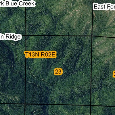 Super See Services Klamath River T13N R2E digital map