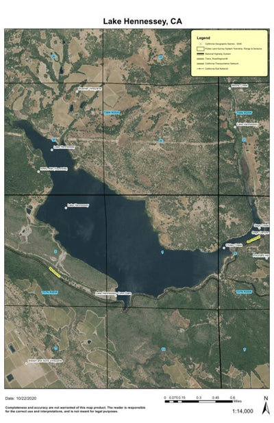 Super See Services Lake Hennessey CA digital map