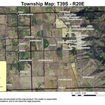 Super See Services Lakeview T39S R20E Township Map digital map