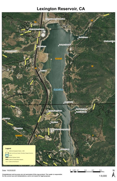 Super See Services Lexington Reservoir, CA digital map