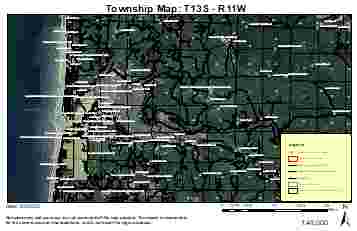 Super See Services Lincoln County, Oregon 2018 Township Maps bundle