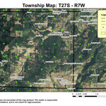 Super See Services Looking Glass T27S R7W Township Map digital map
