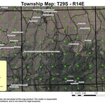 Super See Services Mahogany Mountain T29S R14E Township Map digital map