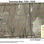 Super See Services Mann Lake T32S R35E Township Map digital map