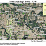 Super See Services Millersburg T10S R3W Township Map digital map