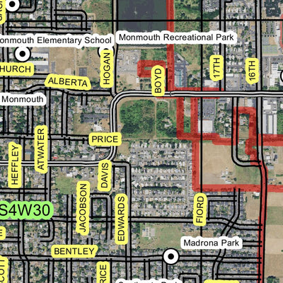 Super See Services Monmouth Independence, Oregon digital map