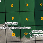 Super See Services Mono Lake, CA digital map