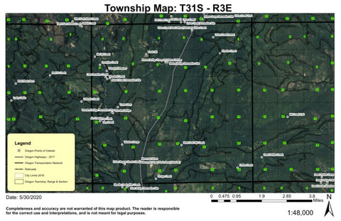 Super See Services Natural BridgeT31S R3E Township Map digital map