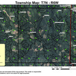 Super See Services Nicolai Mountain T7N R6W Township Map digital map