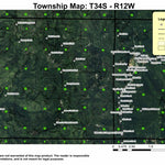 Super See Services Ophir Mountain T34S R12W Township Map digital map