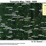 Super See Services Oregon Caves T40S R6W Township Map digital map