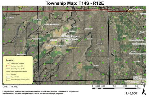 Super See Services Oremite Mine T14S R12E Township Map digital map