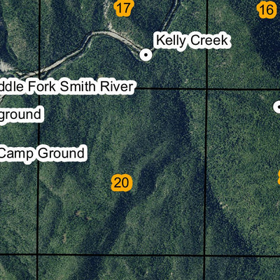 Super See Services Patrick Creek T17N R3E digital map