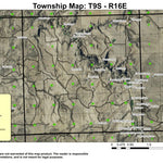 Super See Services Paulina Butte T9S R16E Township Map digital map