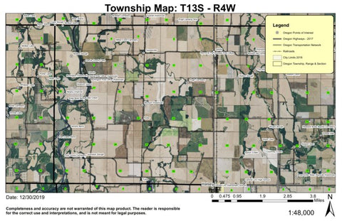 Super See Services Peoria T13S R4W Township Map digital map