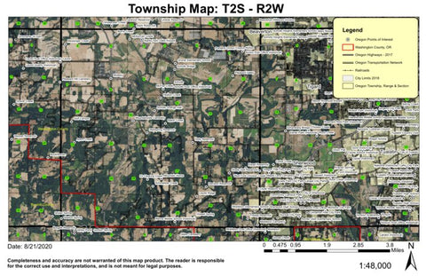 Super See Services Pleasant Valley T2S R2W Township Map digital map