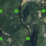 Super See Services Queens Branch T35S R4W Township Map digital map
