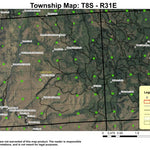 Super See Services Range T8S R31E Township Map digital map