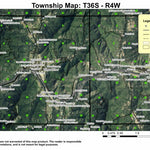 Super See Services Rogue River T36S R4W Township Map digital map