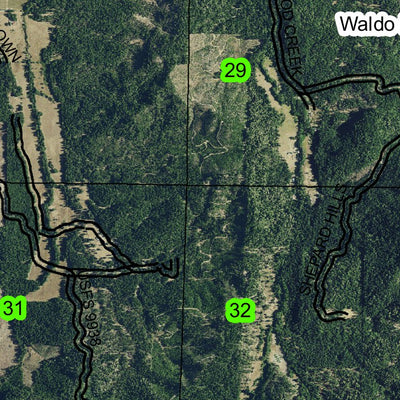 Super See Services Rough and Ready Mill T40S R8W Township Map digital map