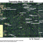 Super See Services Rustler Peak T34S R4E Township Map digital map