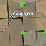 Super See Services Sand Hollow T1N R26E Township Map digital map