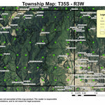 Super See Services Sardine Mountain T35S R3W Township Map digital map
