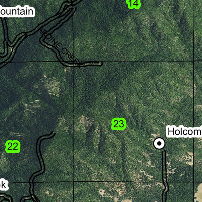 Super See Services Sardine Mountain T35S R3W Township Map digital map