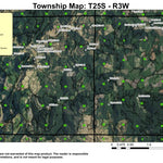 Super See Services Scott Mountain T25S R3W Township Map digital map