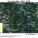 Super See Services Sharps Creek T22S R1W Township Map digital map