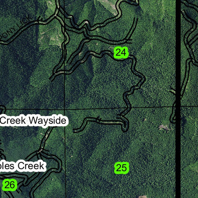 Super See Services Sharps Creek T22S R1W Township Map digital map