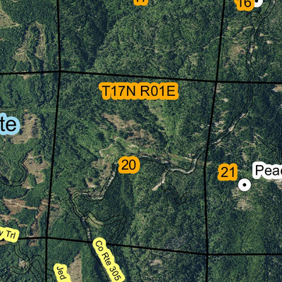 Super See Services Signal Peak T17N R1E digital map