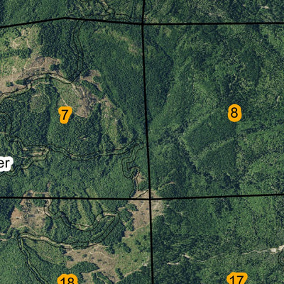 Super See Services Signal Peak T17N R1E digital map
