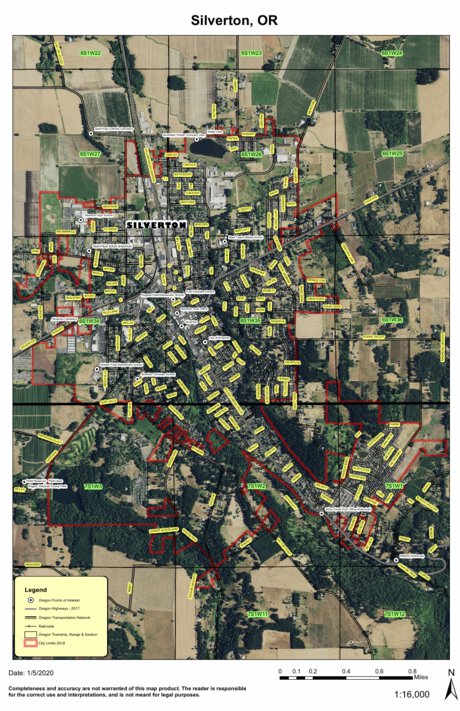 Super See Services Silverton, Oregon digital map