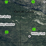 Super See Services Sky Lakes Wilderness T34S R5E Township Map digital map