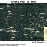 Super See Services Sourgrass Summitt T5S R9W Township Map digital map