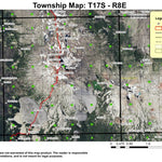 Super See Services South Sister T17S R8E Township Map digital map