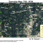 Super See Services Spirit Mountain T5S R7W Township Map digital map