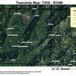 Super See Services Sugarloaf Mountain T35S R10W Township Map digital map
