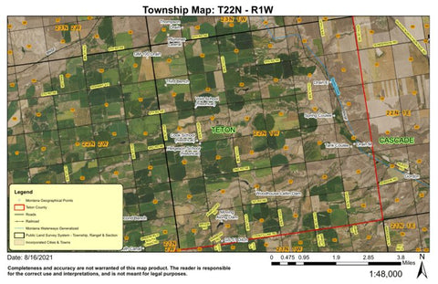 Super See Services T21N R5W Golden Ridge digital map