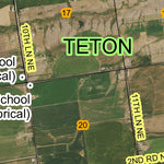 Super See Services T21N R5W Golden Ridge digital map