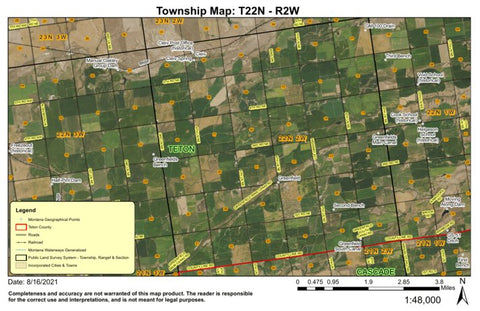 Super See Services T22N R1W Woodhouse Dam digital map