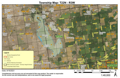 Super See Services T22N R2W Greenfield digital map