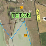 Super See Services T22N R2W Greenfield digital map